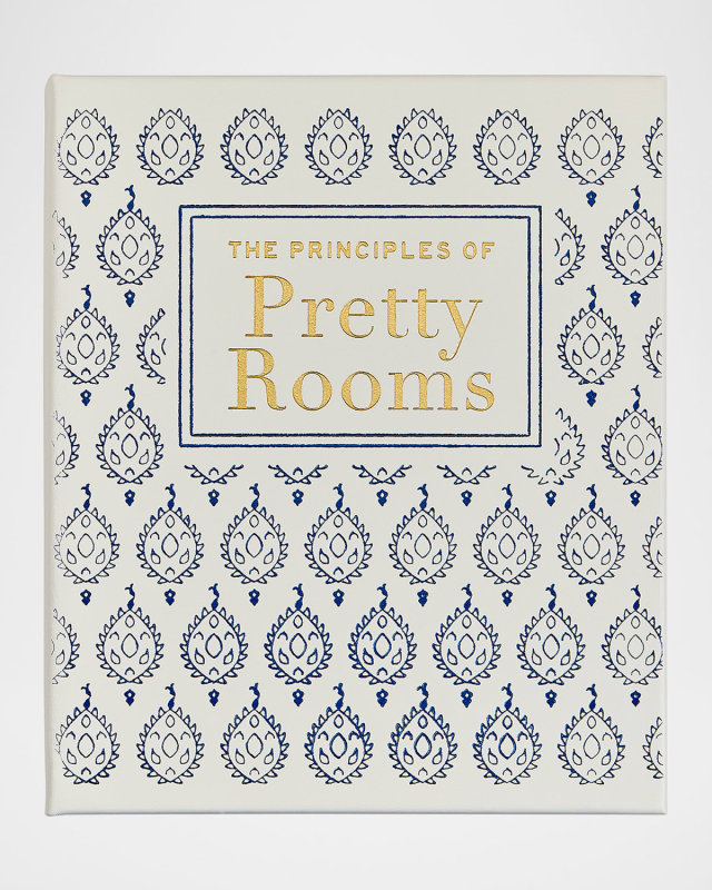 "The Principles of Pretty Rooms" Leather-Bound Book by Phoebe Howard